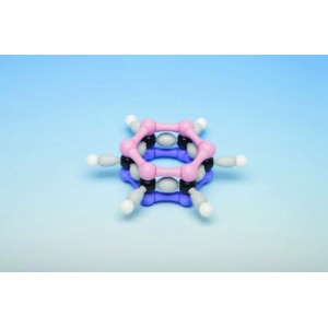 Molecular model set - benzene  c6h6, hybridised